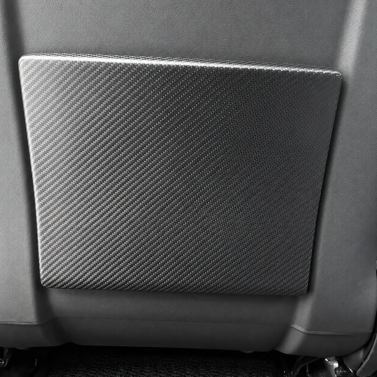 4-Piece Carbon Fiber Seat Back Cover Set for Tesla Model 3 Highland / Model Y Juniper / Model Y L