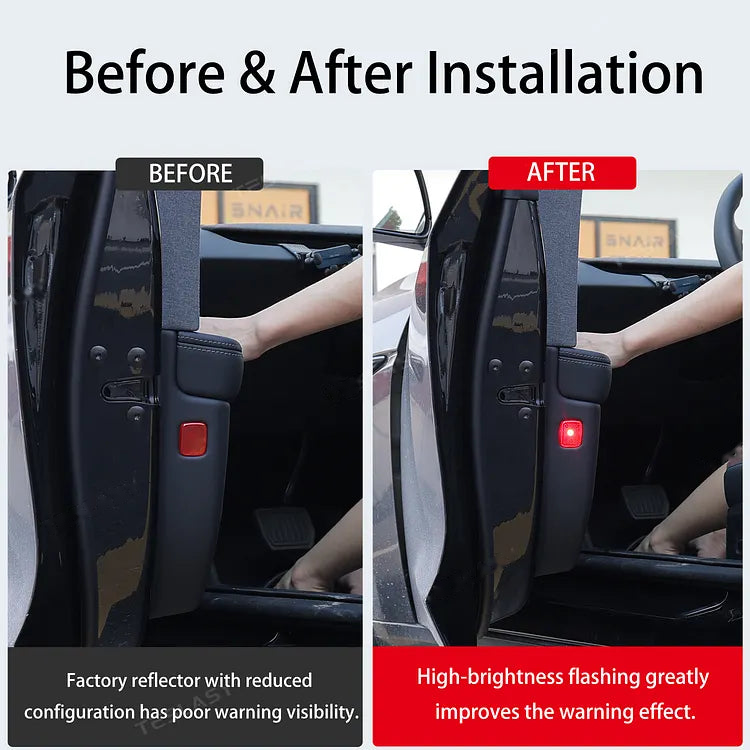 OEM-Style Door Open Warning Lights for Tesla Model 3 / 3 Highland & Model Y / Y Juniper