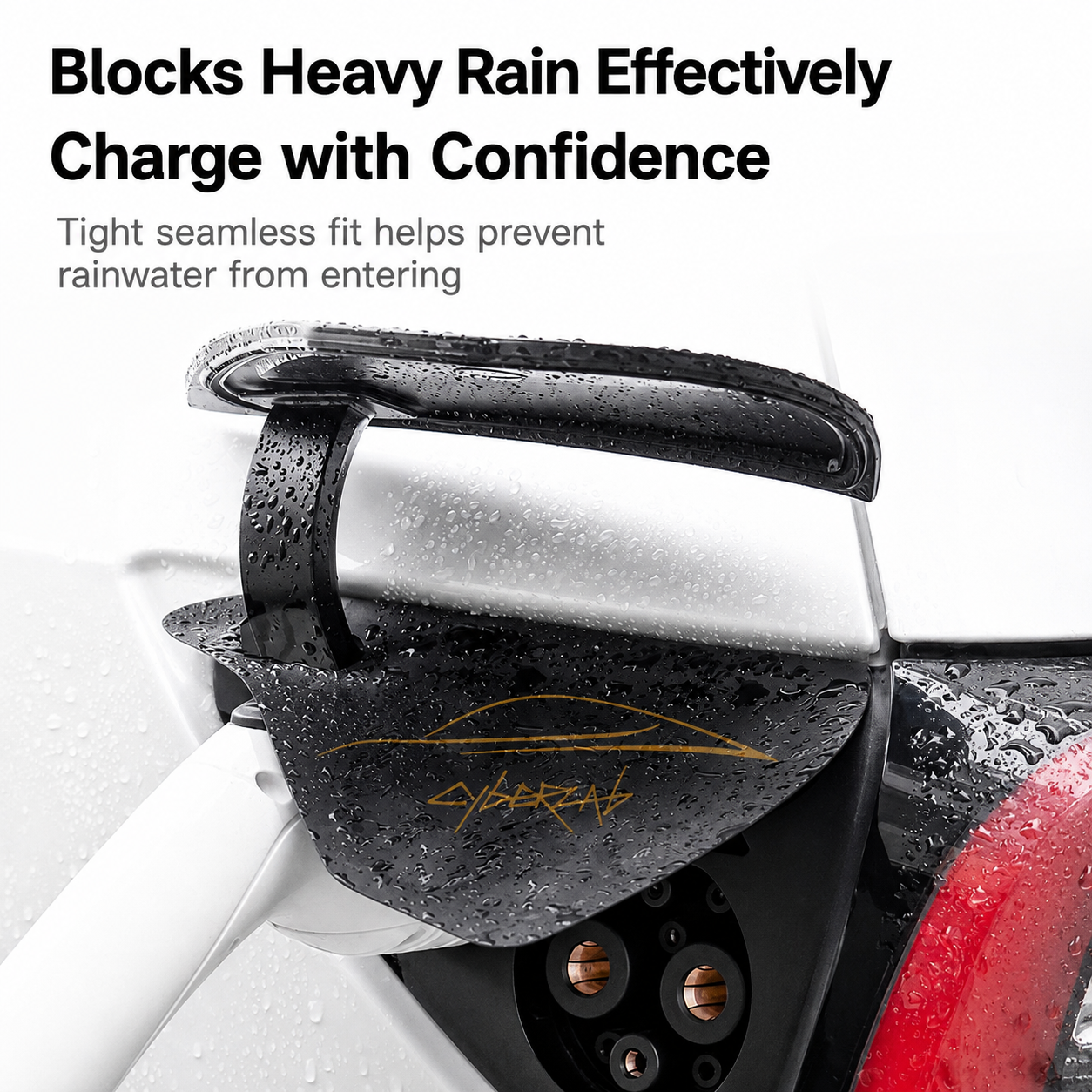 Silicone Charging Port Waterproof Cover for Tesla Model 3 / Model 3 Standard / Model Y / Model Y L / Model Y Standard