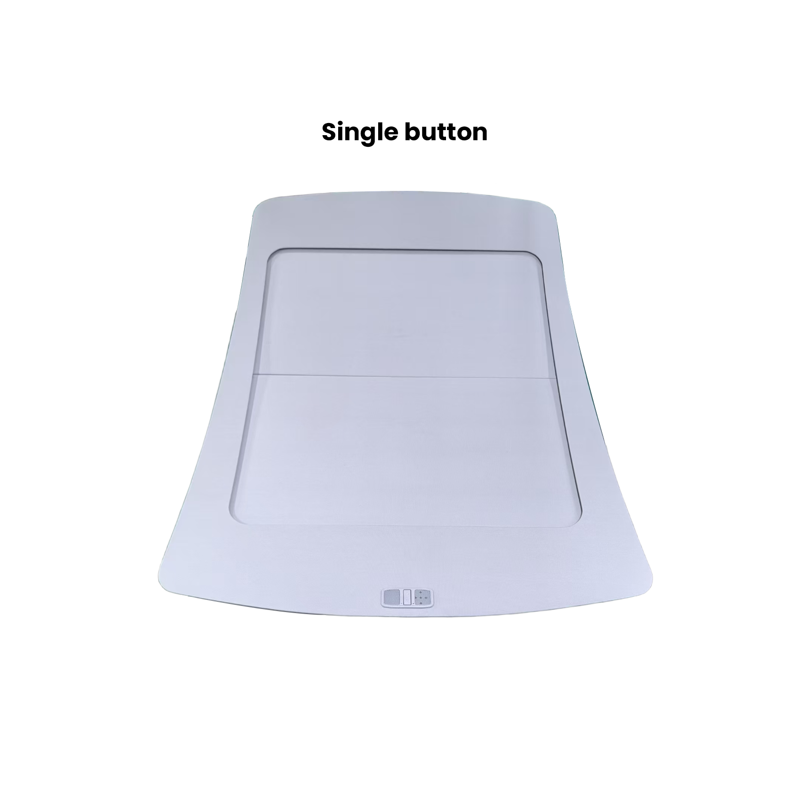  Dual Switch Button Voice-Controlled Electric Sunshade for Tesla Model Y （02/2019 - 02/2025）/ With Ambient Light / Single Front Button - Tesstudio