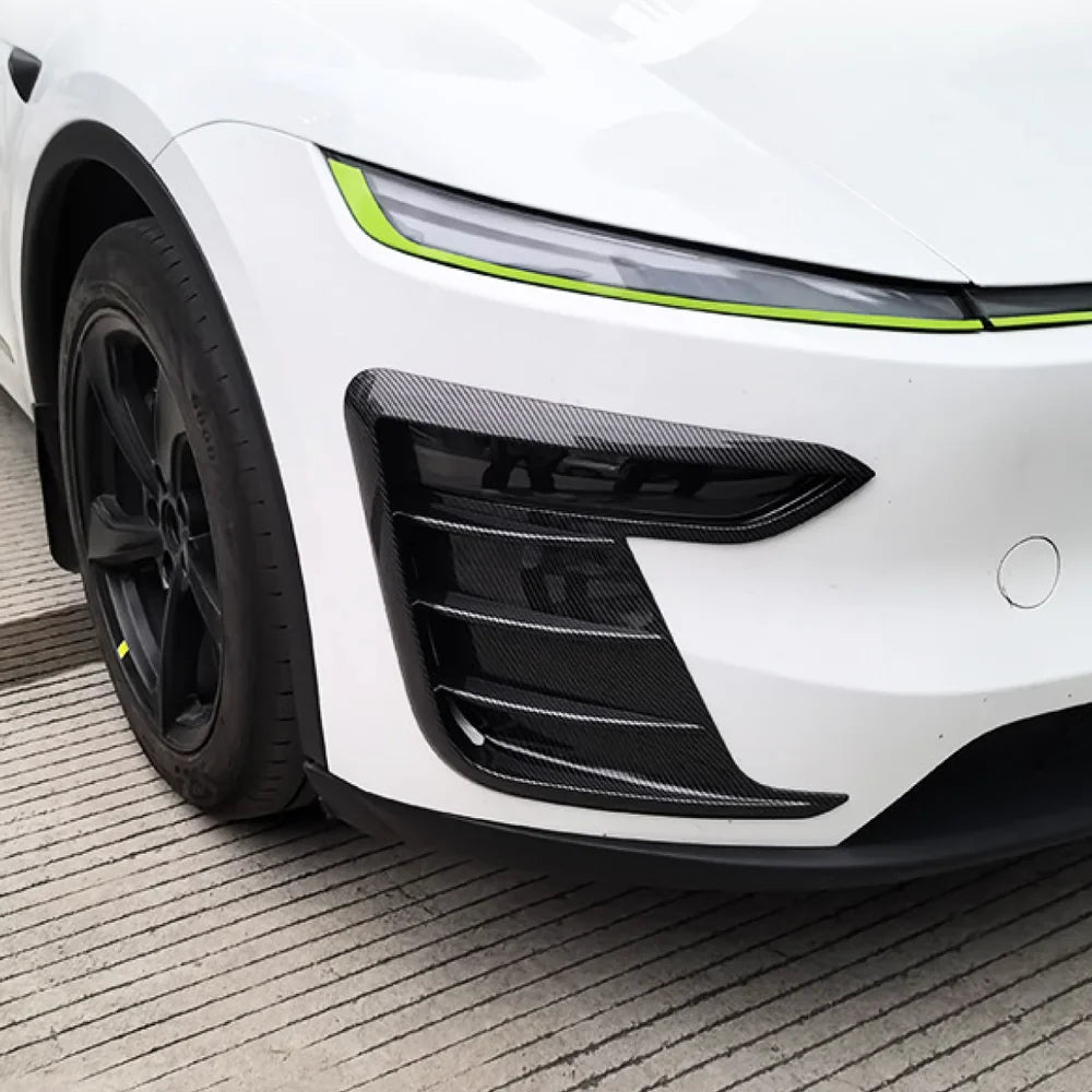ABS Fog Light Trim Covers Exterior Upgrade for Tesla Model Y Juniper 2025+