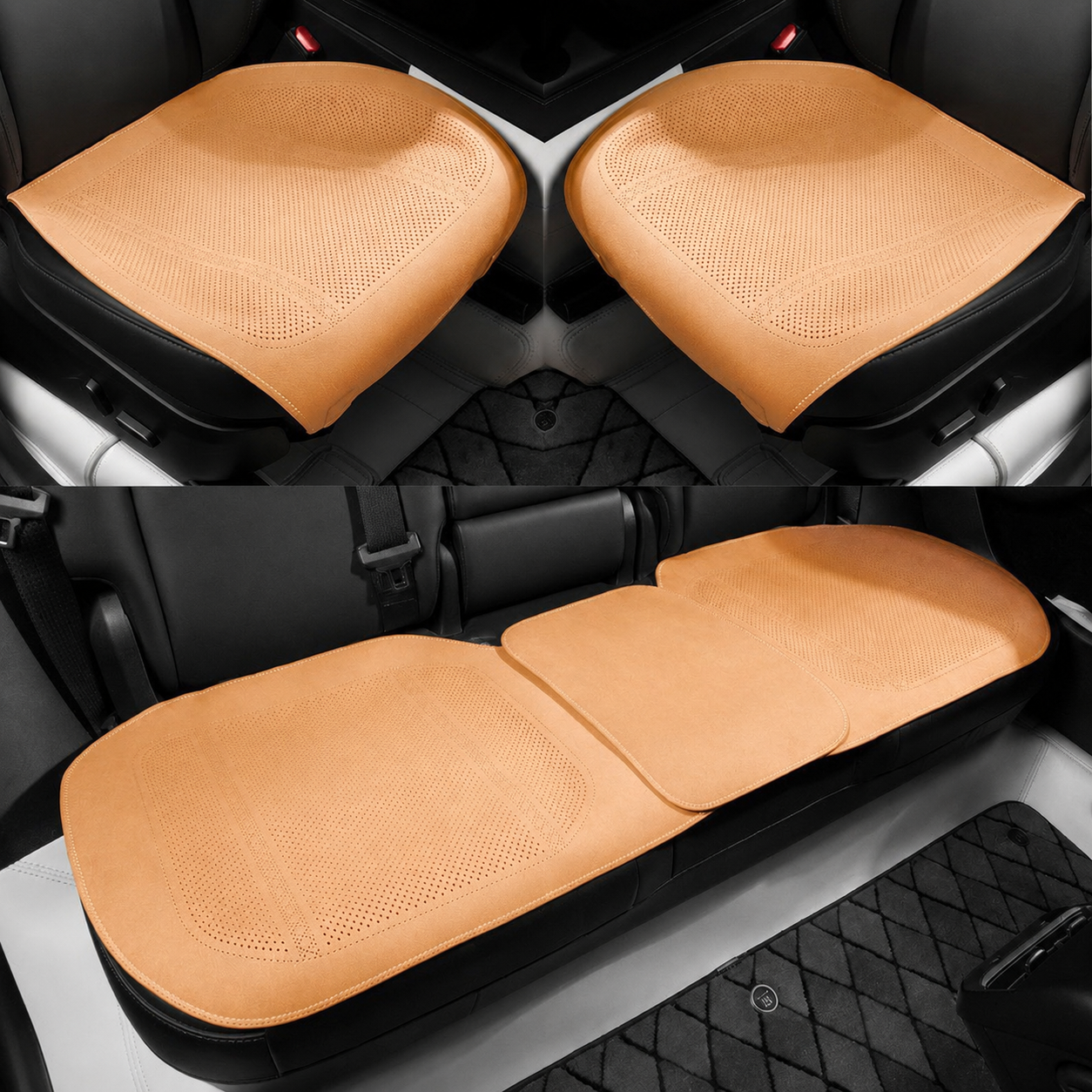Winter Suede Seat Cushion Pads for Tesla Model 3 Highland / Model Y Juniper / Model Y L