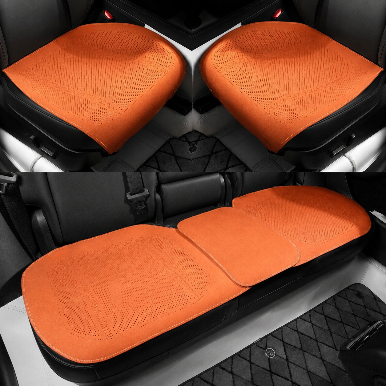 Winter Suede Seat Cushion Pads for Tesla Model 3 Highland / Model Y Juniper / Model Y L