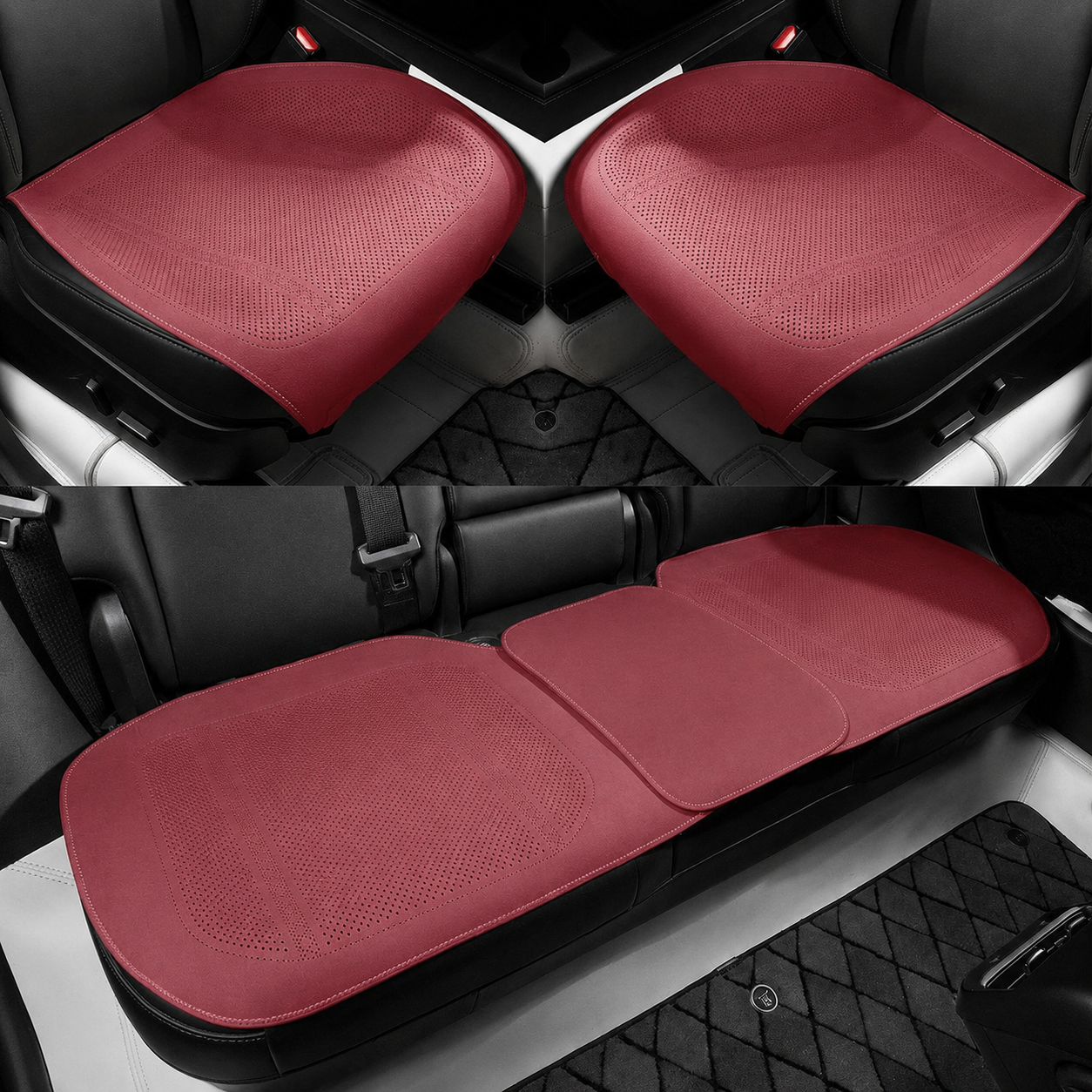 Winter Suede Seat Cushion Pads for Tesla Model 3 Highland / Model Y Juniper / Model Y L
