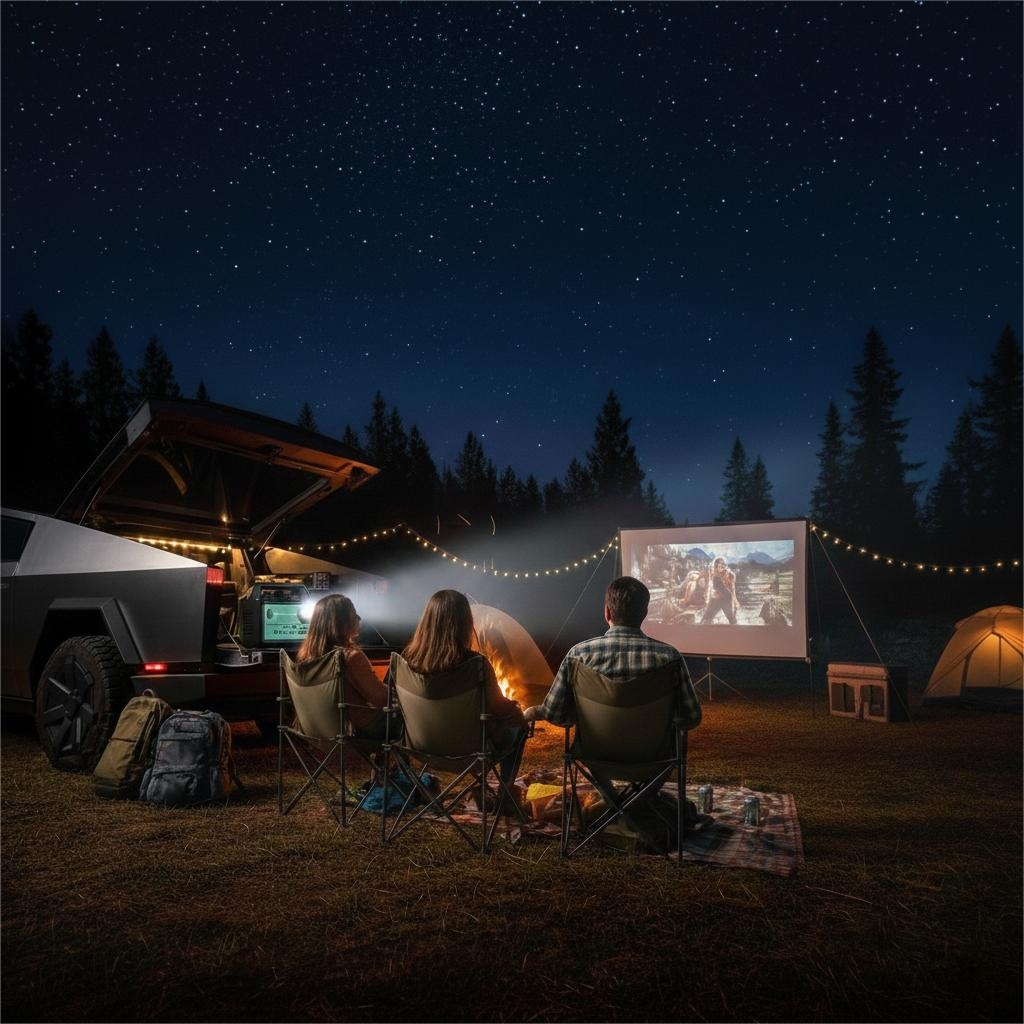 Bluetooth Outdoor Portable 20W Solar Media Home Lighting System