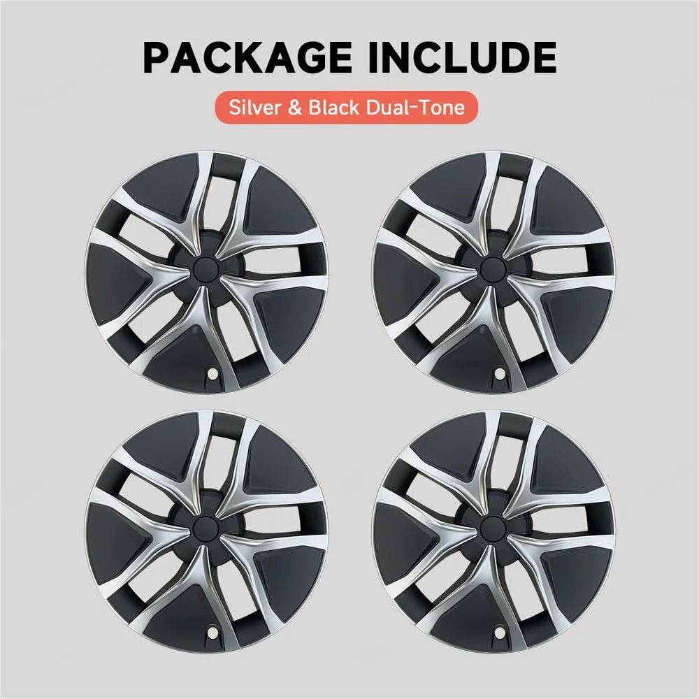 Arachnid 2.0-Style 19'' Crossflow Hubcaps for Tesla Model Y Juniper (2025.03+)