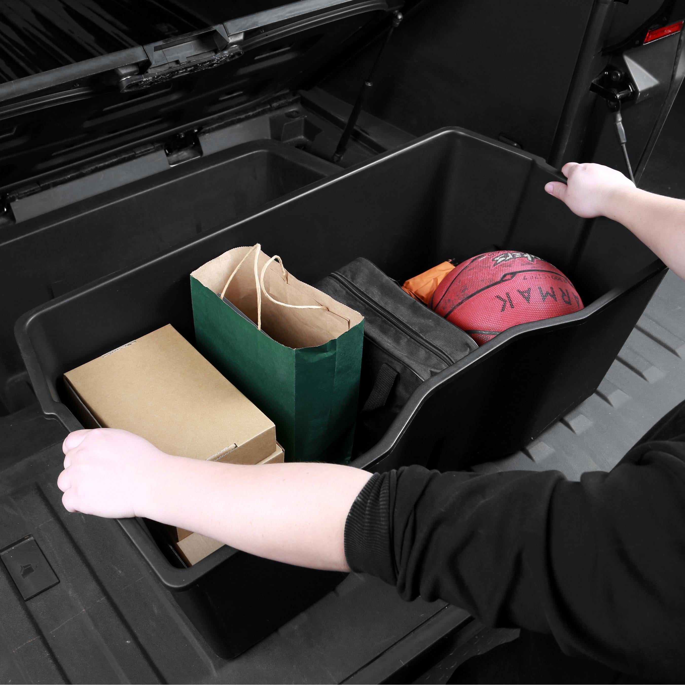 Tesla Center Console Tray — multi-compartment top view