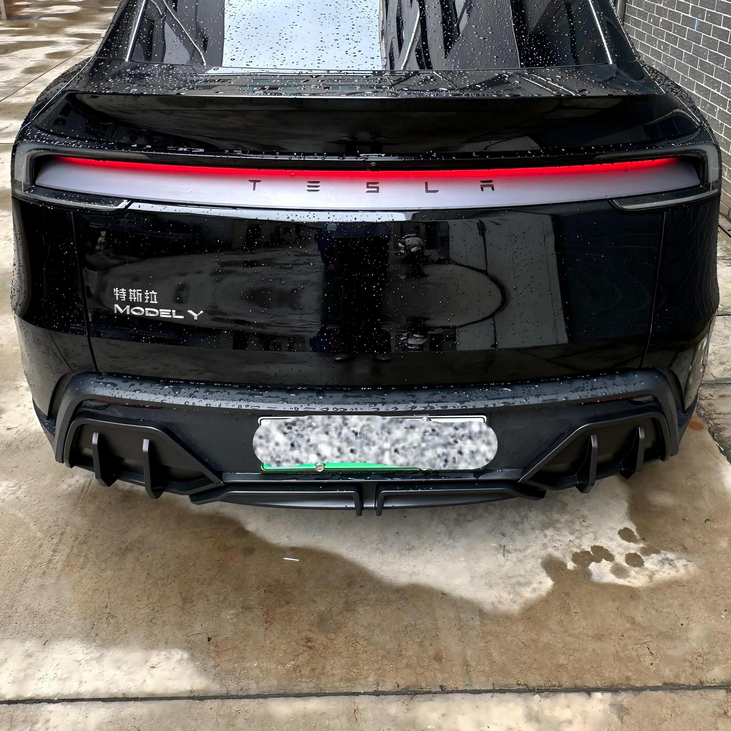 Rear Bumper Spoiler For Model Y Juniper Sleek Protection & Aerodynamic Upgrade