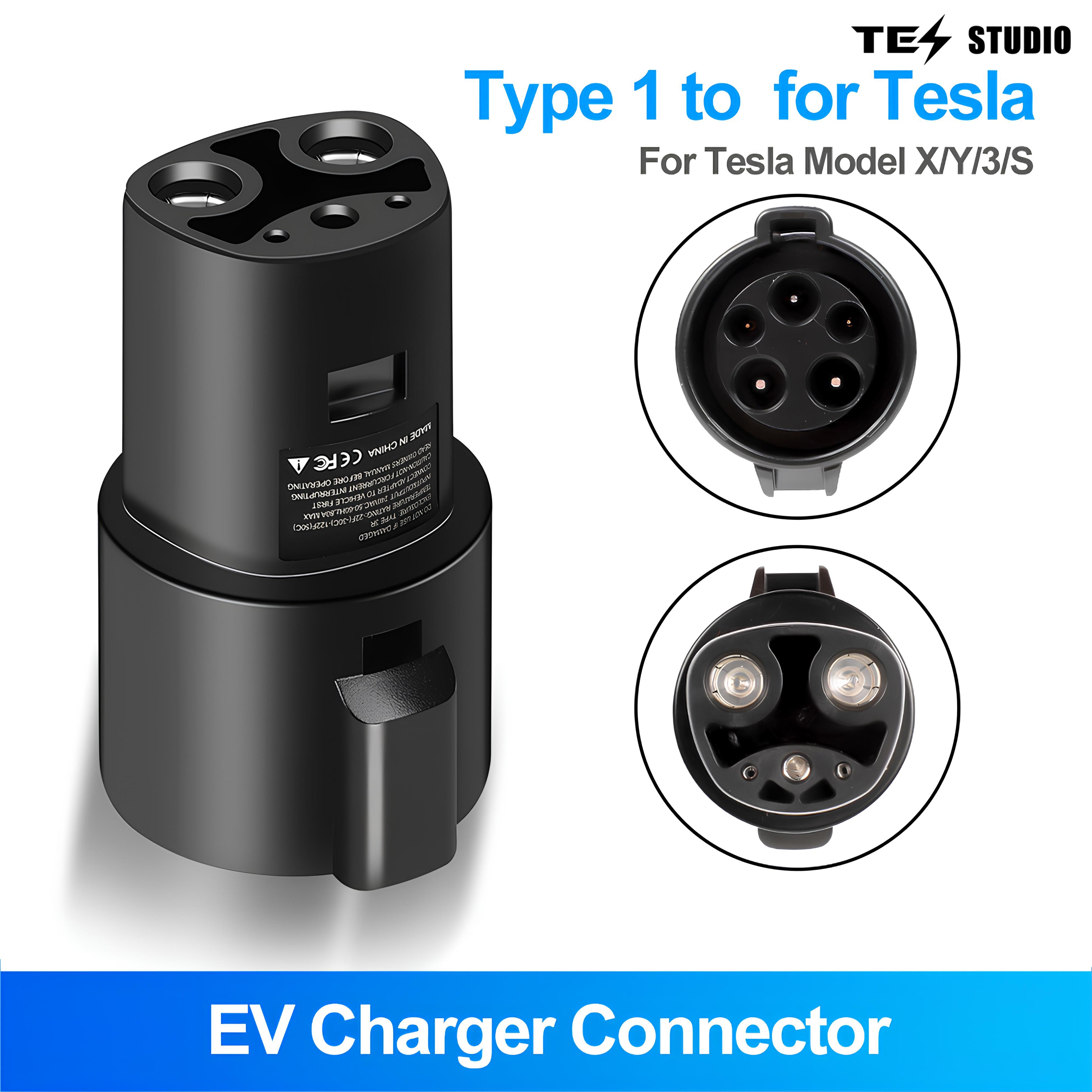 J1772 to Tesla Charger Adapter for Tesla Model Y/3/X/S