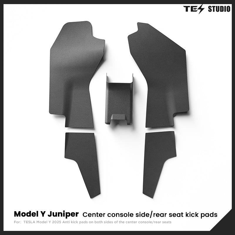 Tesla Model Y Juniper Rear Anti-kick Lower Pad Air Vent Guard Pedal Center Console Panel Protector Tesstudio® 5Pcs