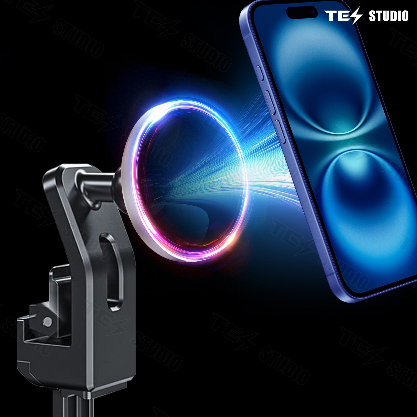 Model 3/ Y Wireless Magnet Phone Charger Holder 15W Fast Charging Secure Mount Tesstudio®