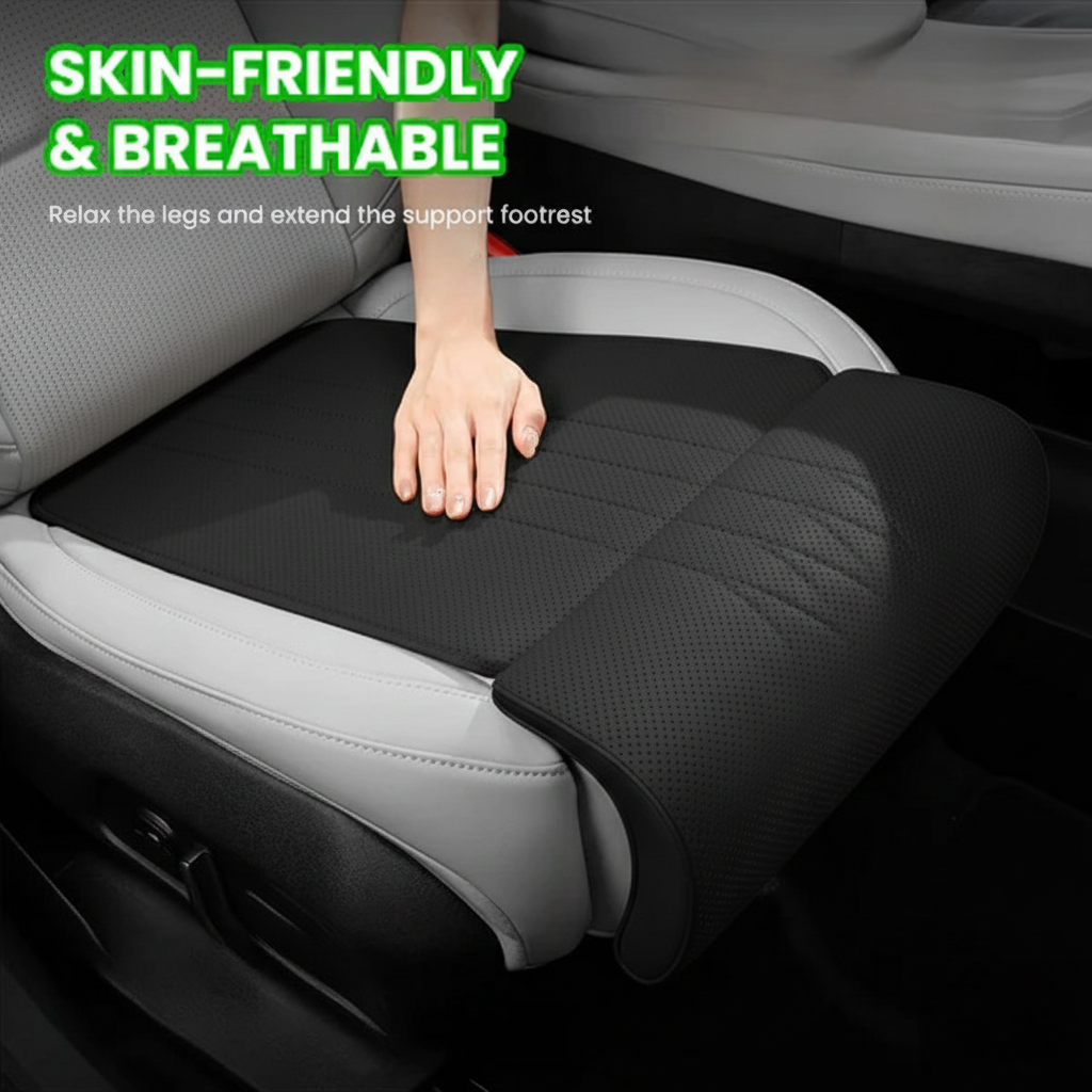 Premium Nappa Leather Front Seat Leg Support Cushion For Model 3/3 Highland /Y/ Y Juniper - Tesstudio