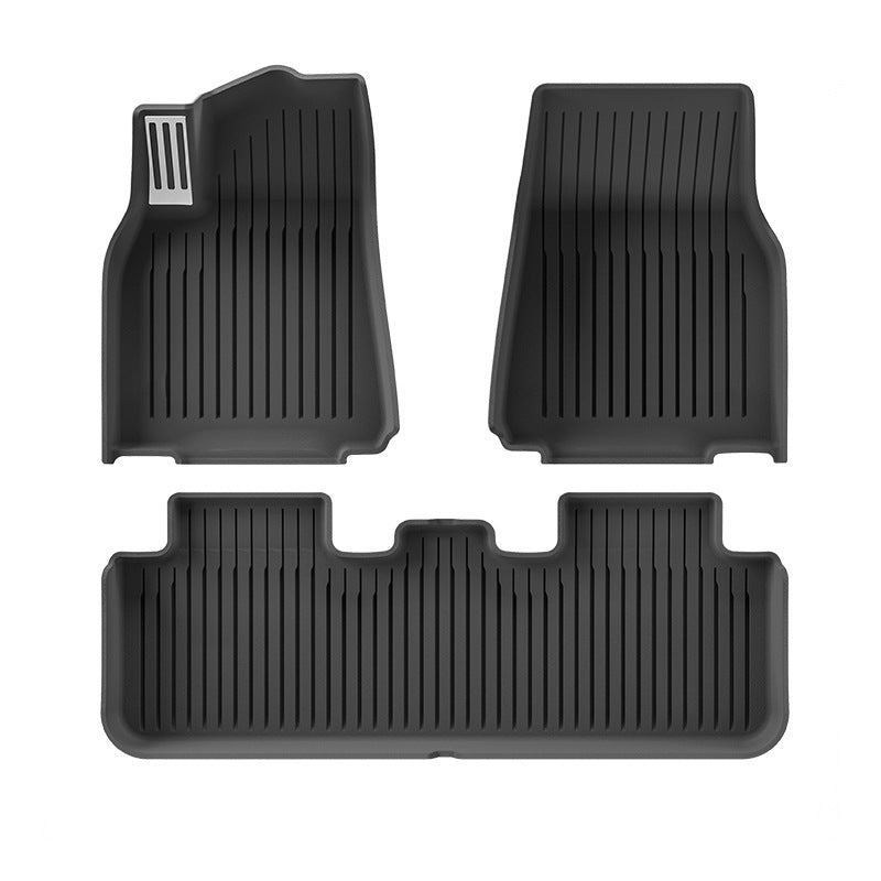 Tesla Model Y TPE 3D Floor Mats | All-Weather Waterproof Cargo Liner & Trunk Pad (LHD/RHD)