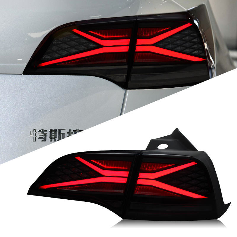 Tesla Model 3 Model Y Taillights Rear Lamp Assembly LED X-Style Tail lights Tesstudio®