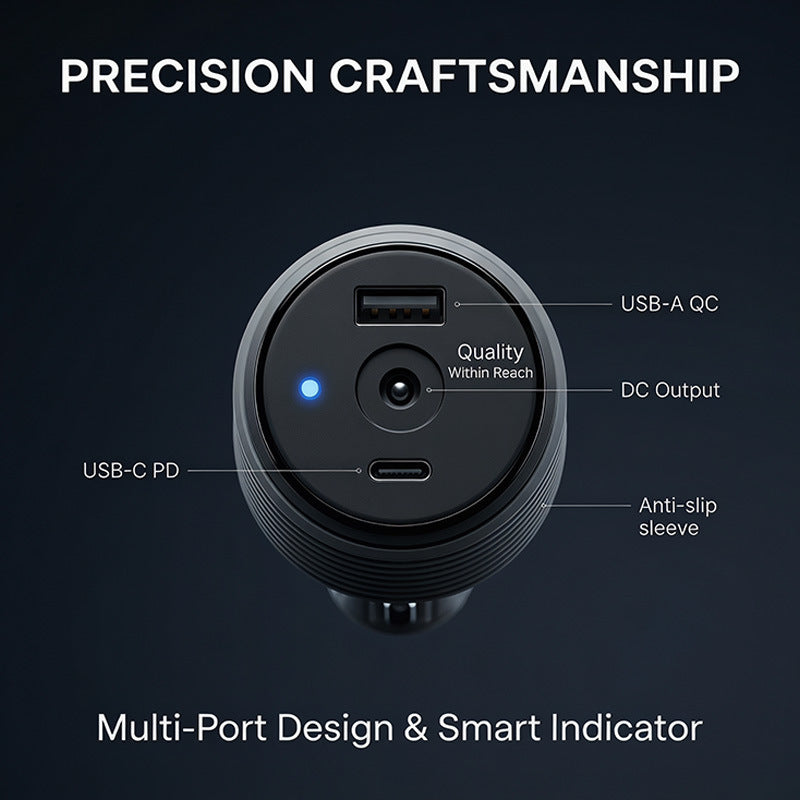 Starlink Mini 12V/24V Car Charger - 30V 3.5A, USB-A/C