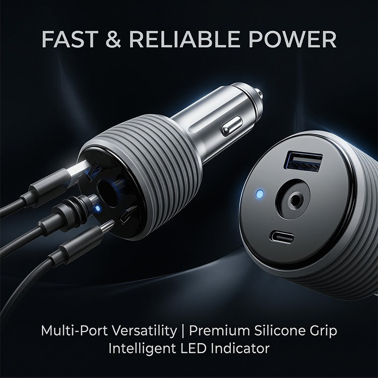 Starlink Mini fast reliable multi-port vehicle power adapter