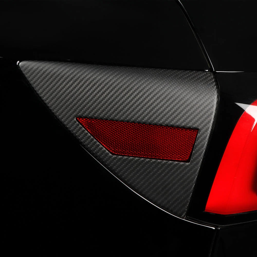 Premium Real Carbon Fiber Charging Port Cover for Tesla Model 3/Y/S/X