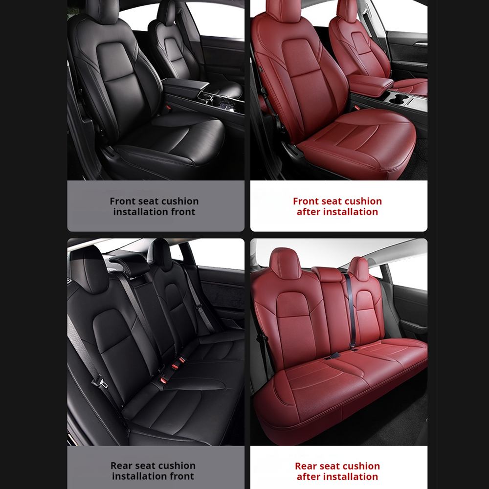 2025 Luxury Comfort Premium Tesla Seat Covers For Tesla Model 3/3 Highland/ Y /Y Junpier