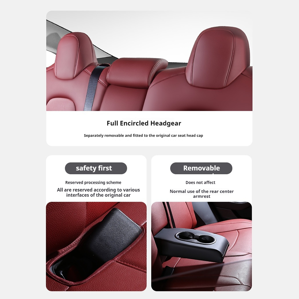 2025 Luxury Comfort Premium Tesla Seat Covers For Tesla Model 3/3 Highland/ Y /Y Junpier