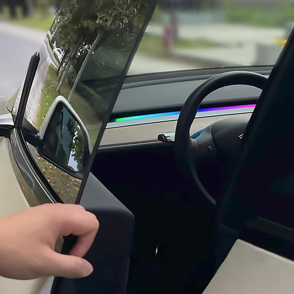 Tesstudio Simple Air Vent RGB Light Strips For (19+) Tesla Model 3/Y/3 Highland