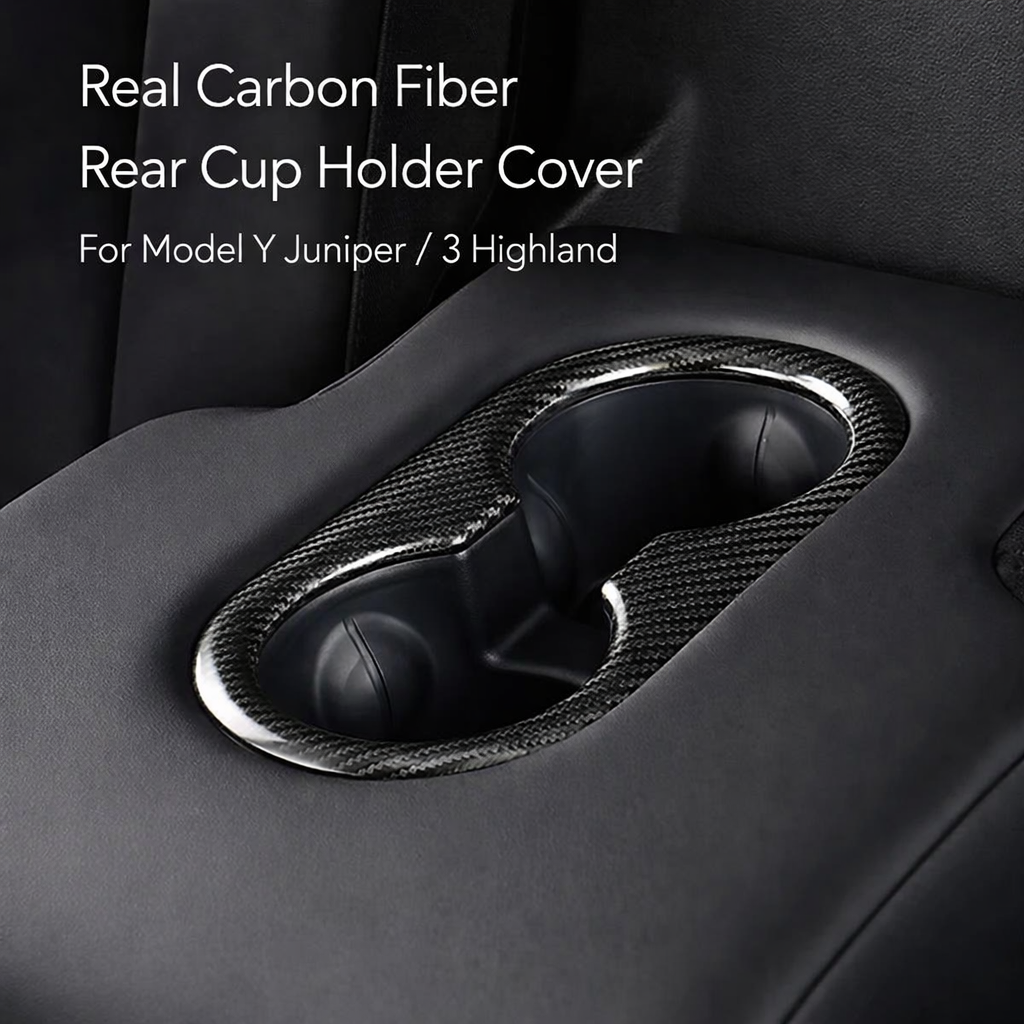 Tesla Cup Holder — anti-slip surface close-up