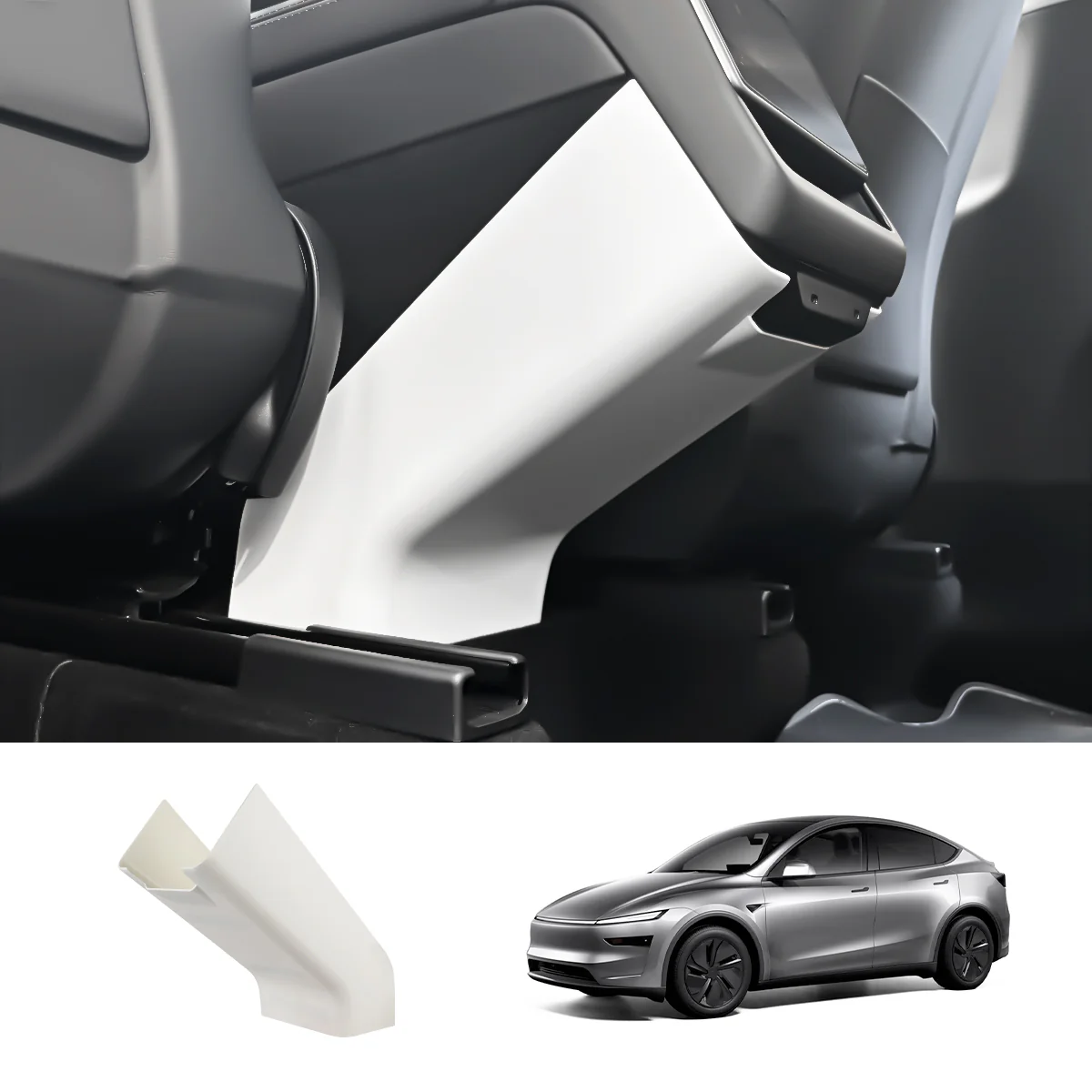 White Interior Upgrade Kit For Tesla Model Y Juniper 2025+