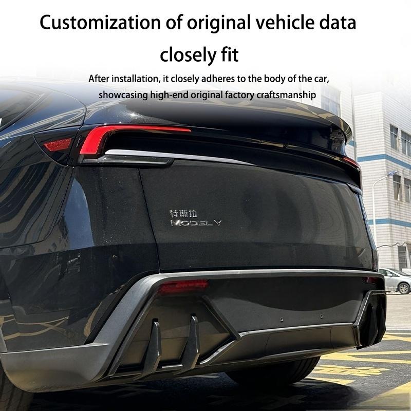 Rear Bumper Spoiler For Model Y Juniper Sleek Protection & Aerodynamic Upgrade