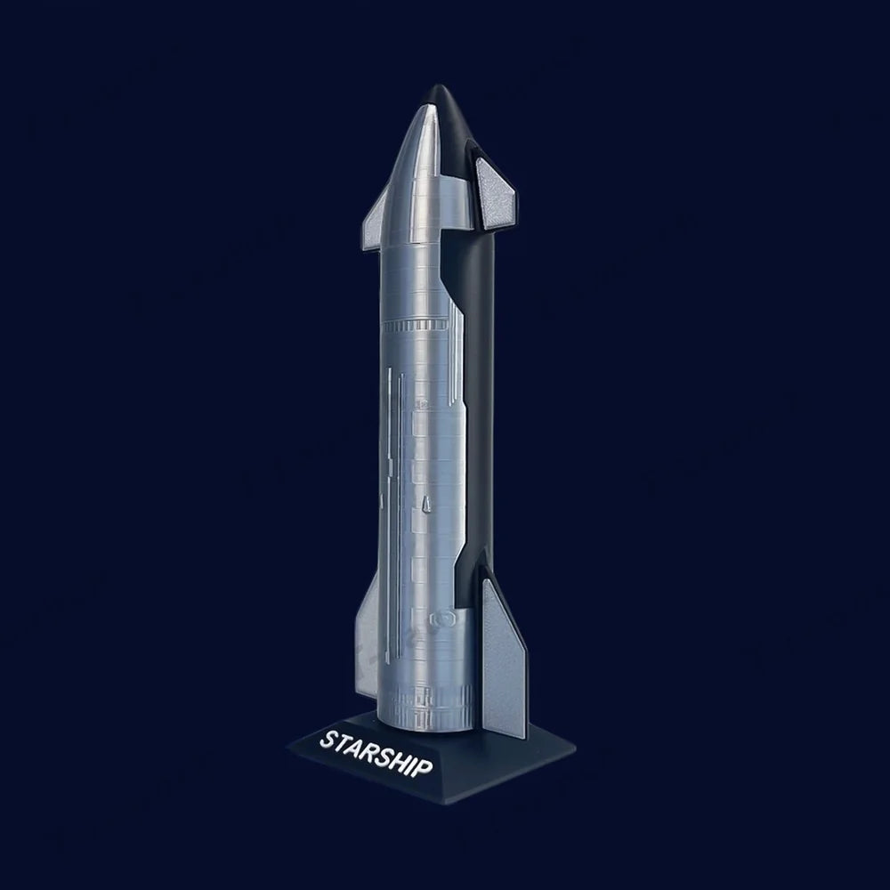 Handcrafted SpaceX Starship B7 Rocket Model | Ready-to-Display Collectible | Tesstudio