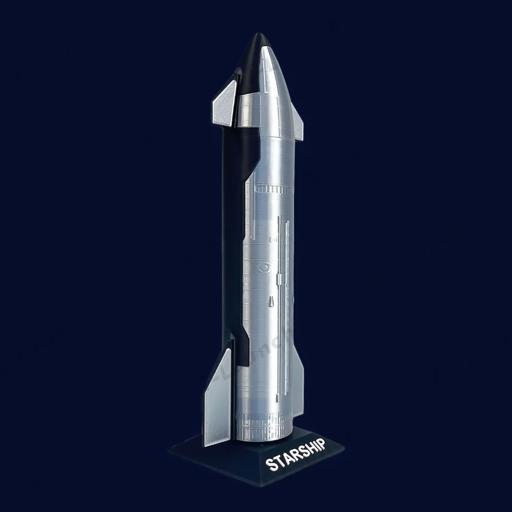 Handcrafted SpaceX Starship B7 Rocket Model | Ready-to-Display Collectible | Tesstudio