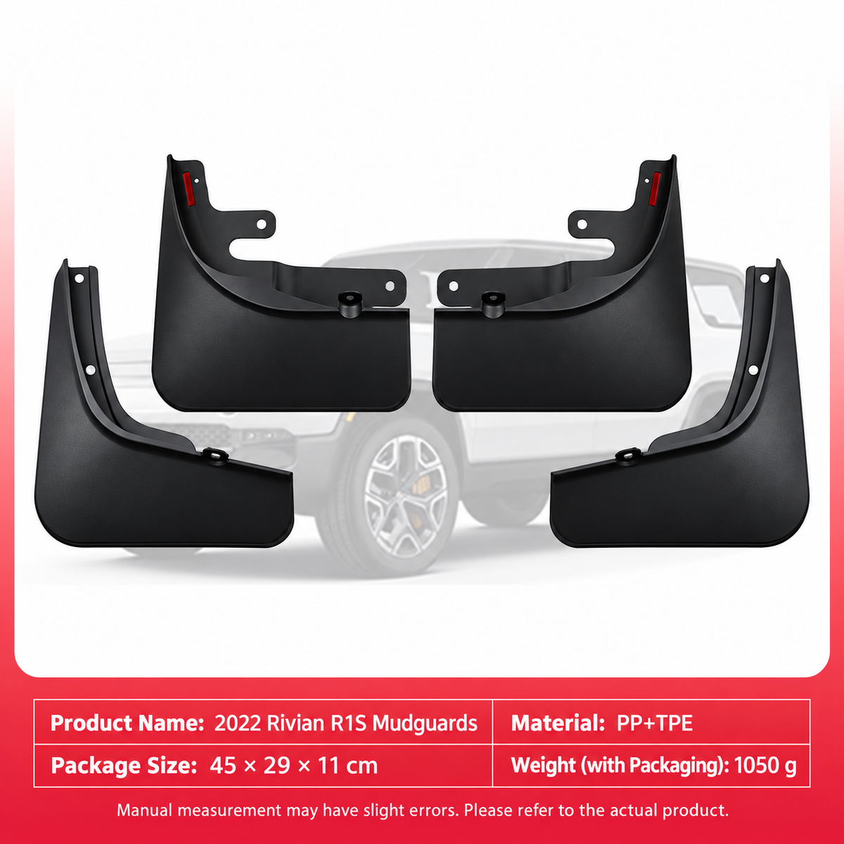 Mud Flaps for Rivian R1S (2022–2025)