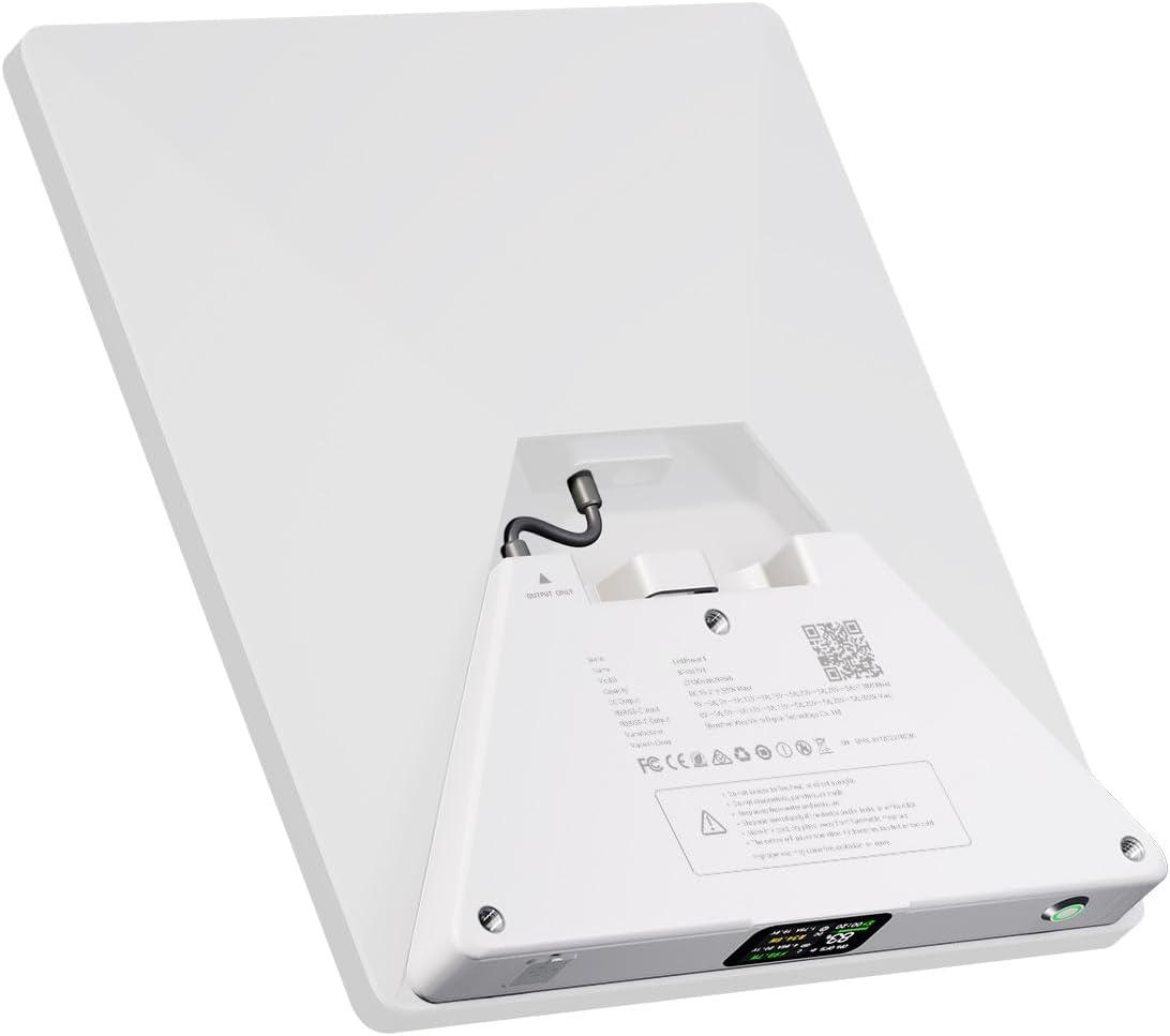 Starlink Mini Compatible 99Wh Power Bank, 27500mAh Outdoor Charger with USB-C PD, DC Output and Smart LCD Monitoring