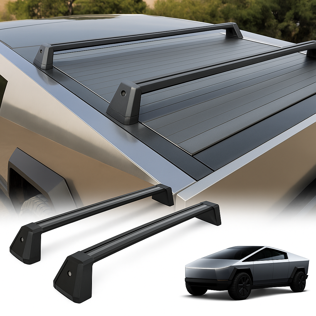 Telescoping Crossbars Roof Rack for Tesla Cybertruck - Heavy-Duty Cargo