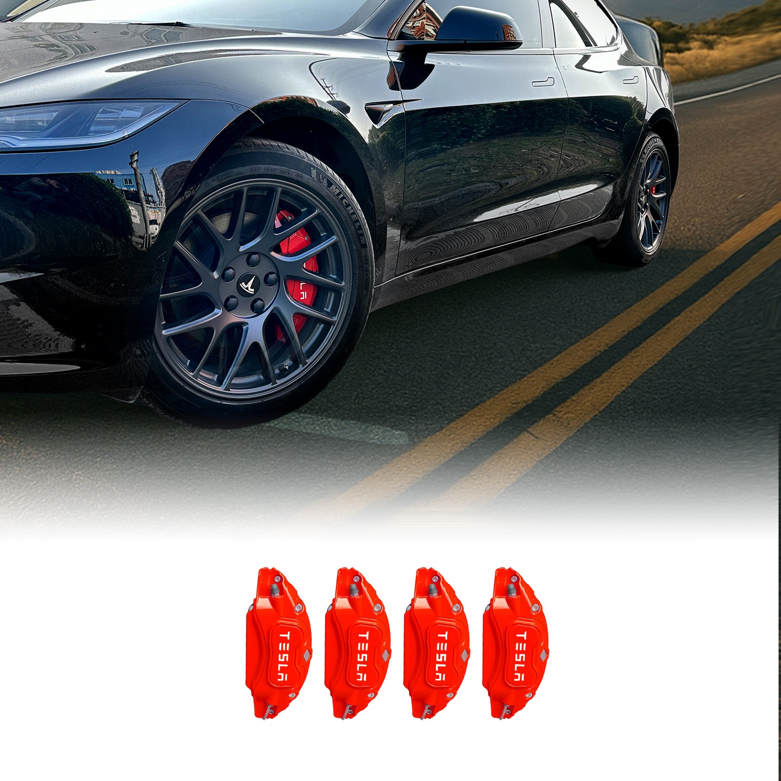 Tesla Model 3/3 Highland Model Y/Y Juniper Brake Caliper Covers Tesstudio®