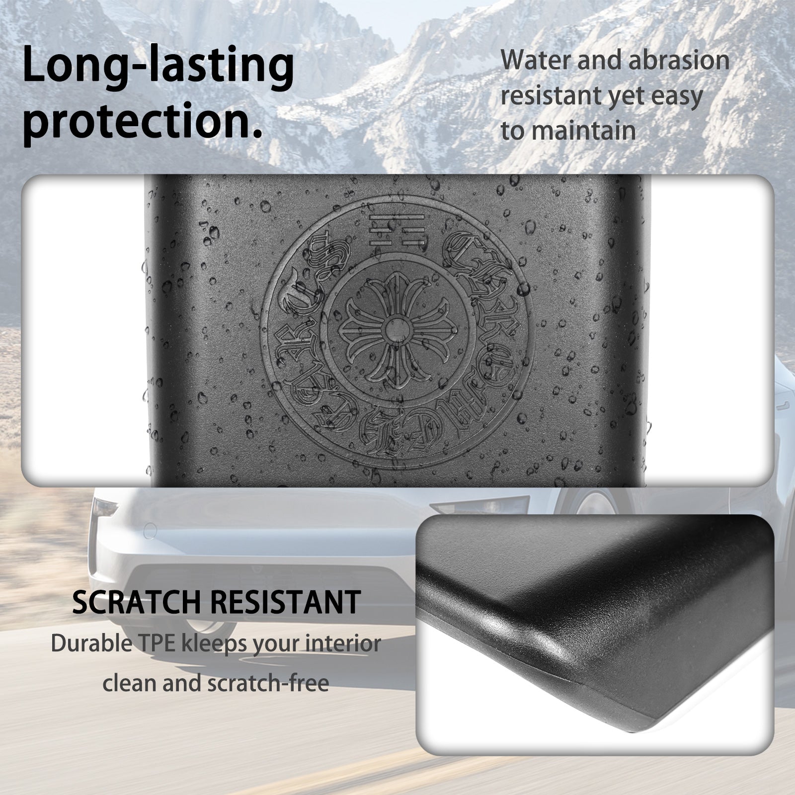 Tesla Model 3 Highland Model Y Juniper Interior Accessories TPE Armrest Cover Center Console Cover Model 3 Highland Center Console Wrap Cover Tesstudio®