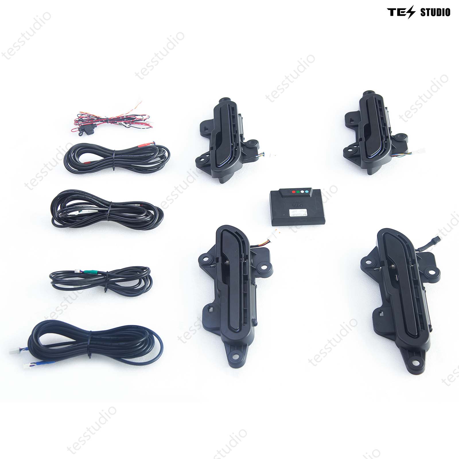 Tesla Model 3/Y/ 3 Highland /Model Y Juniper Auto Door Handles With Colorful LED Lights（ V6 Plus）Tesstudio®