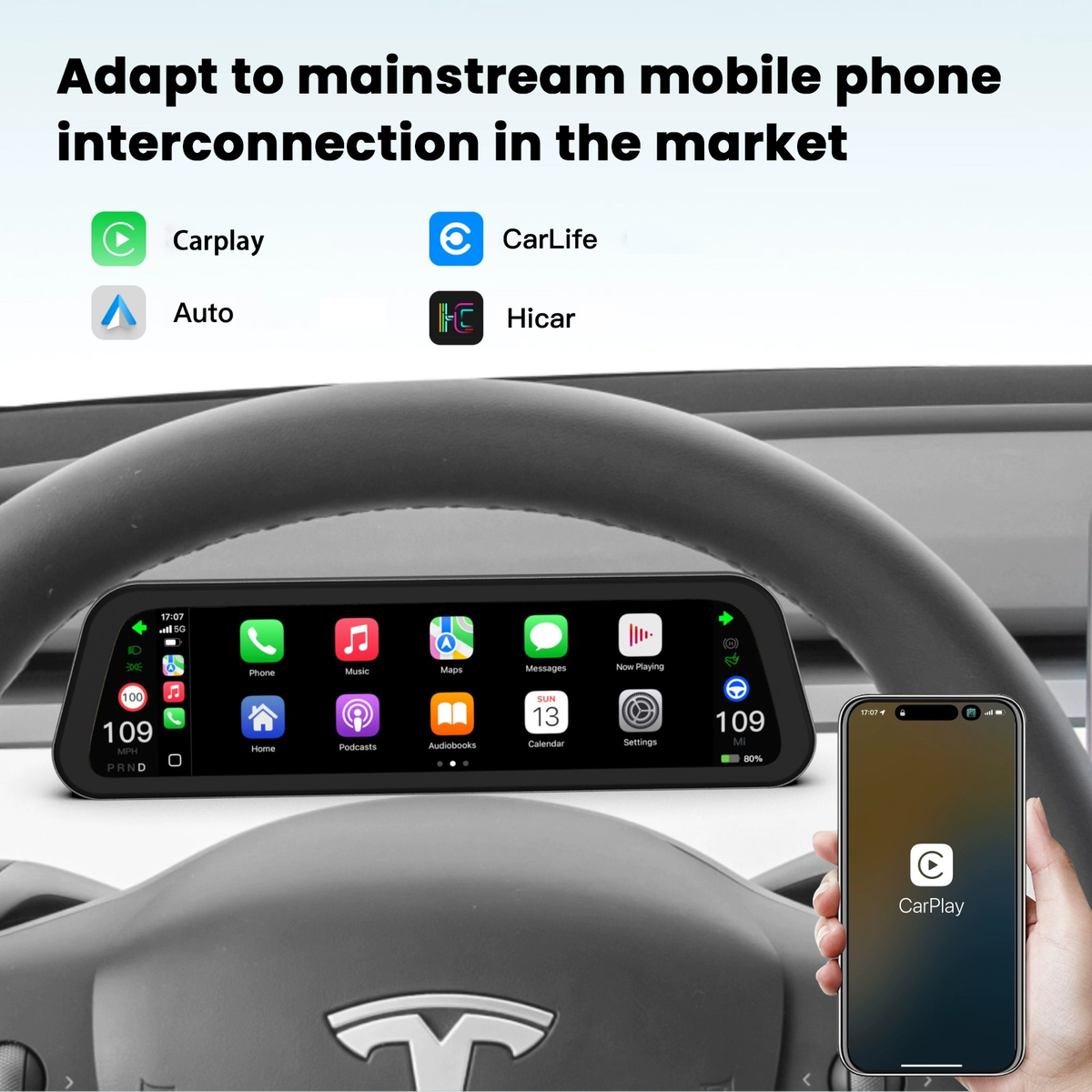 Tesla CarPlay Display | Tesstudio