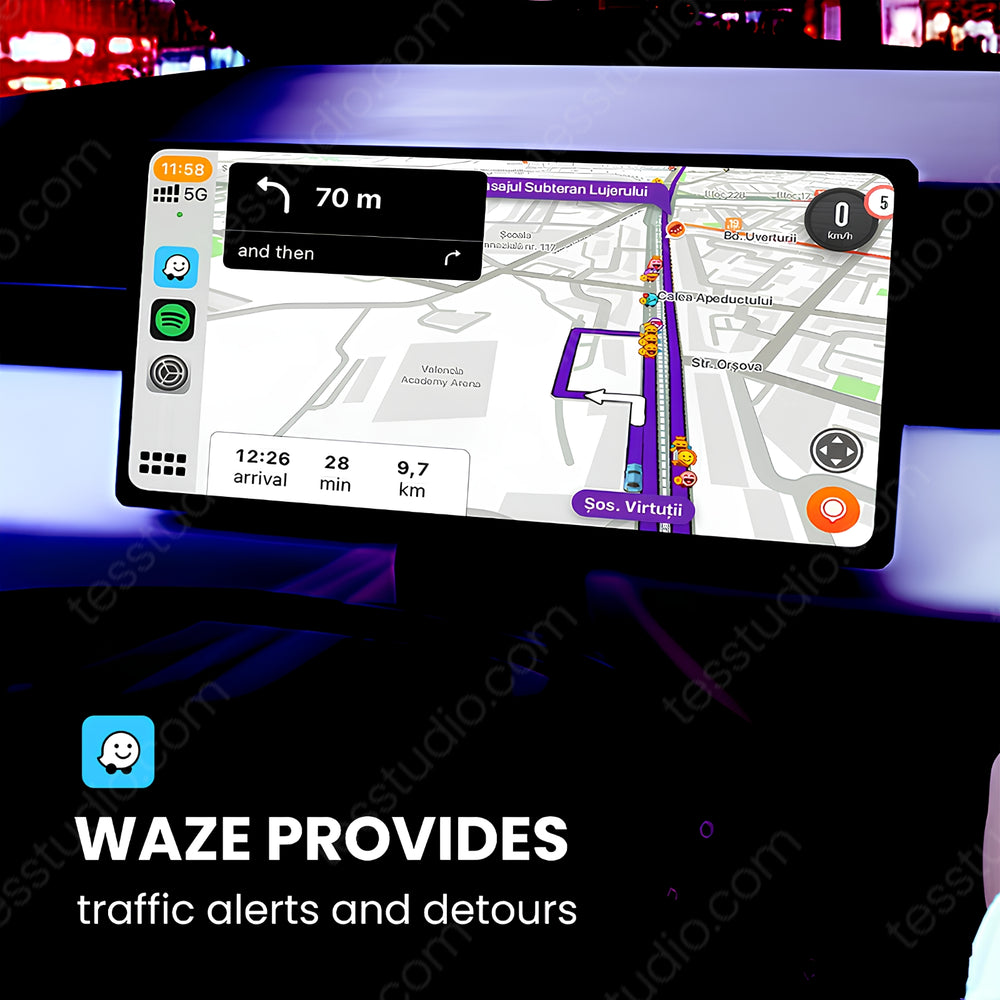 Cybertruck C9 CarPlay Dashboard Screen | Tesstudio