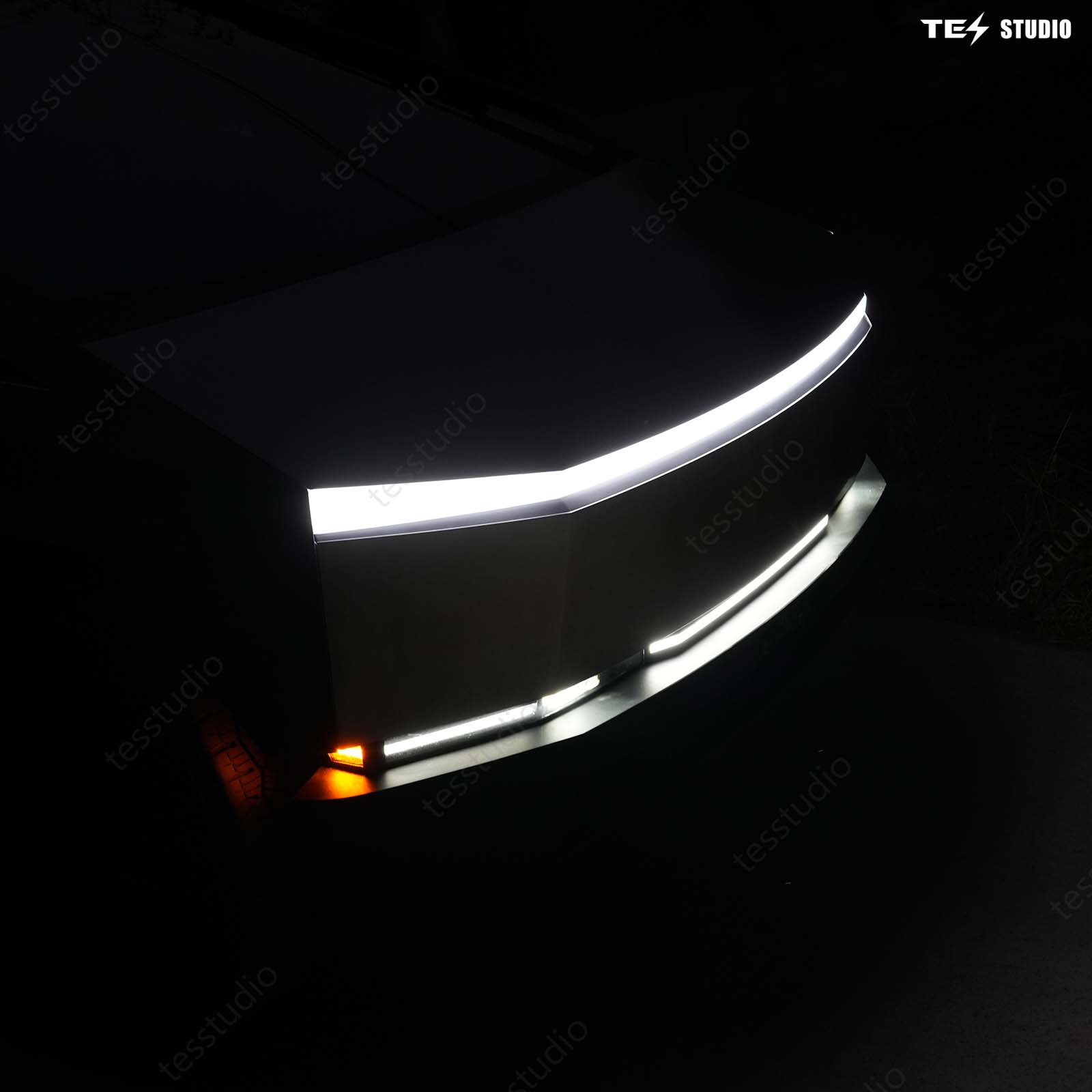Tesla Cybertruck LED Light Bar Lower Grille Light Bar Kit Tesstudio®