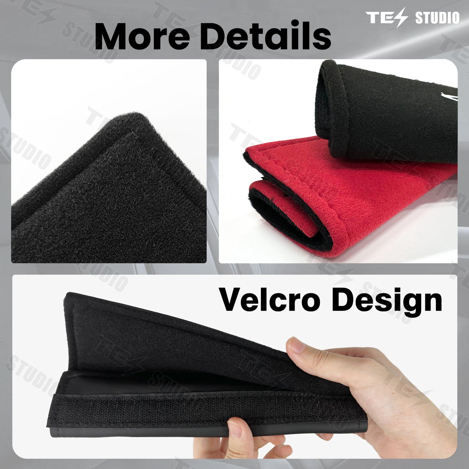 Tesla Cybertruck Seat Belt Covers Comfort Shoulder Neck Protector Tesstudio®
