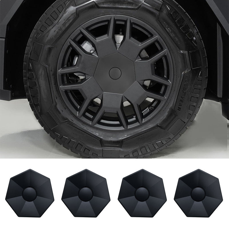 Tesla Cybertruck Wheel Center Caps Cybertruck Hub Caps Wheel Covers with Lug Nut Caps Tesstudio®