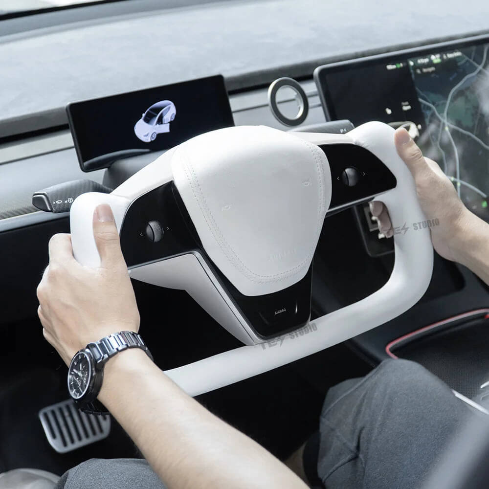 Tesla Model 3/Y Yoke Steering Wheel - S/X Inspired Nappa