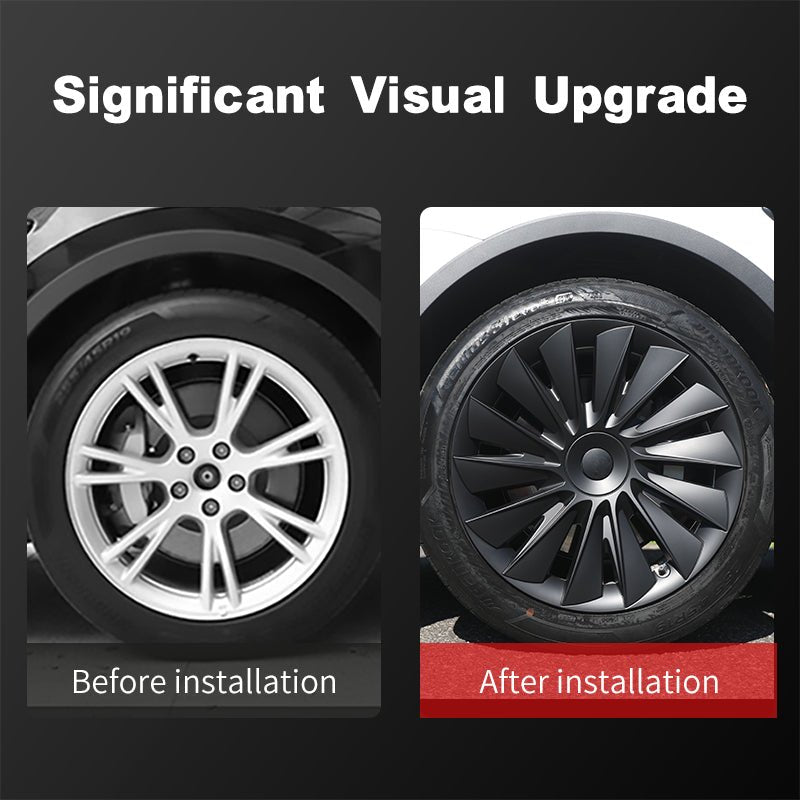Tesla Model Y Wheel Cap Covers 19'' New Blade Style Wheel Cover Tesla Wheel Accessories Tesstudio® 