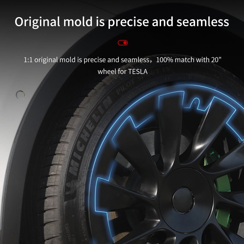 Tesla Model Y Wheel Hub Protection Ring 20" Model Y Wheels Tesla Wheel Model Y Mods Accessories Tesstudio®