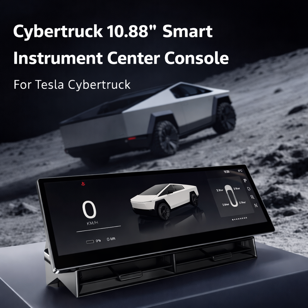 Tesstudio Cybertruck 10.88" Smart Instrument Center Console For Tesla Cybertruck