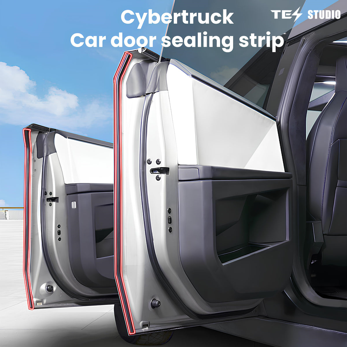 Cybertruck car door seal kit