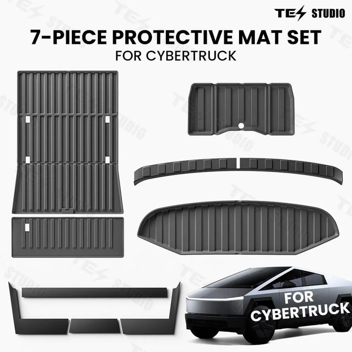 Floor Mats Liners For Tesstudio Tesla Cybertruck Premium AWD 2024+
