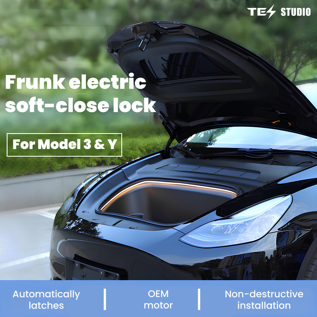 Best Tesla Motorized Power Frunk Kits for Model 3, Y, S & X