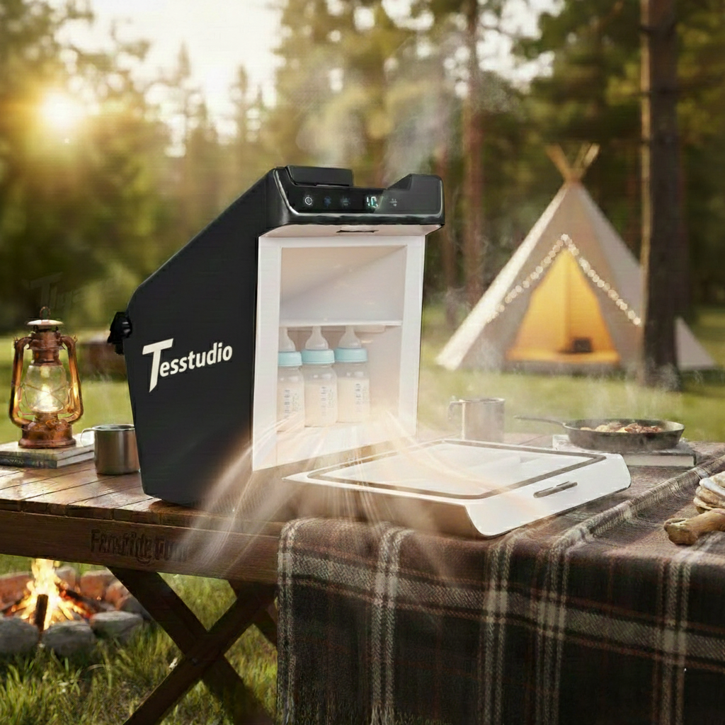 Tesstudio Model Y Juniper 4L Center Console Freezer - Keep Baby Milk Warm for Outdoor & Camping