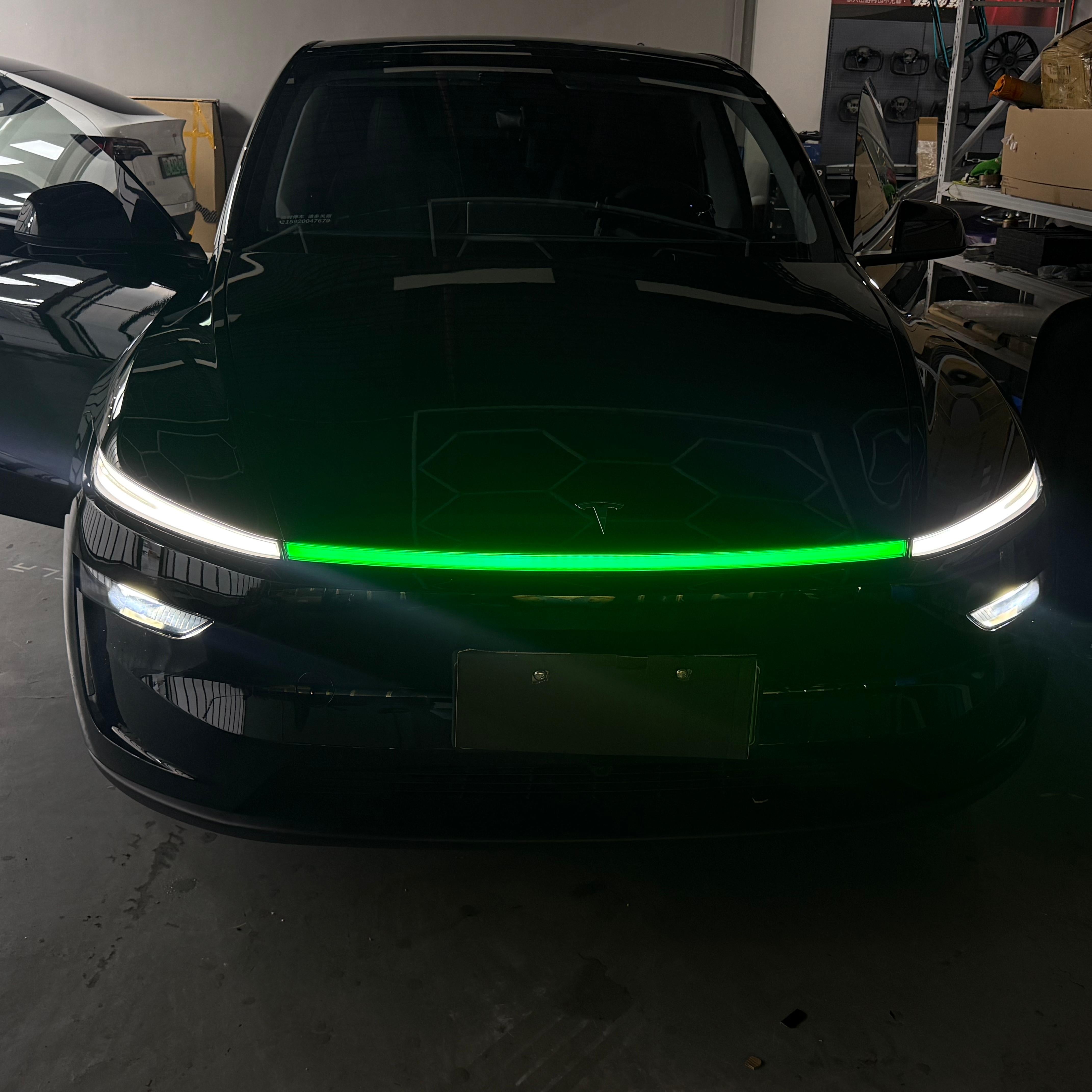 Tesstudio RGB Dynamic Daytime Running Lights for Tesla Model Y Juniper 2025.03+