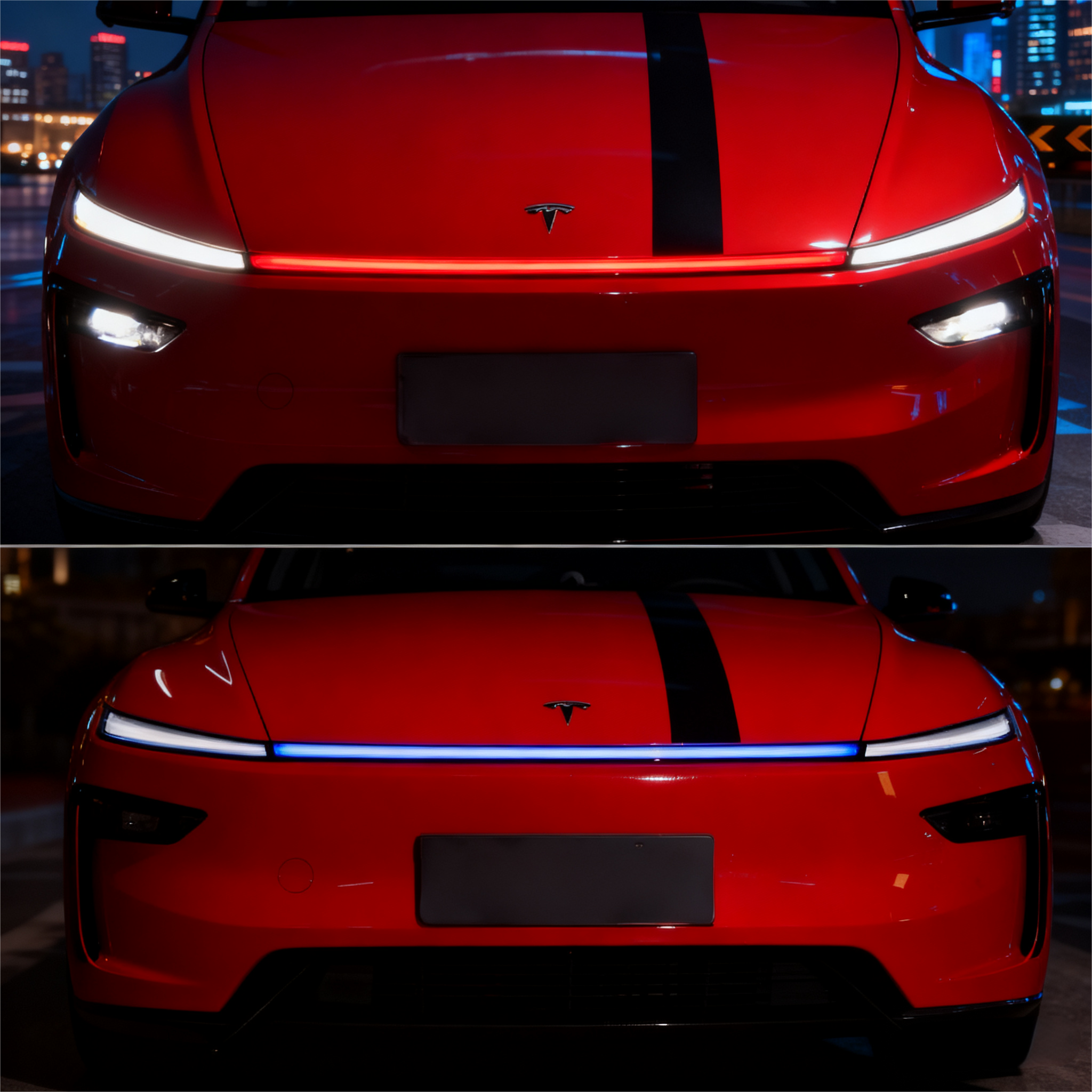Tesstudio Model Y Juniper RGB Dynamic Daytime Running Lights